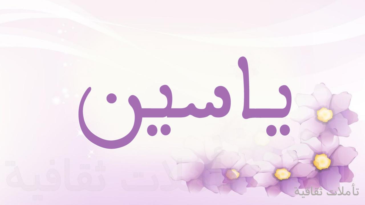 معنى اسم ياسين 2970 3