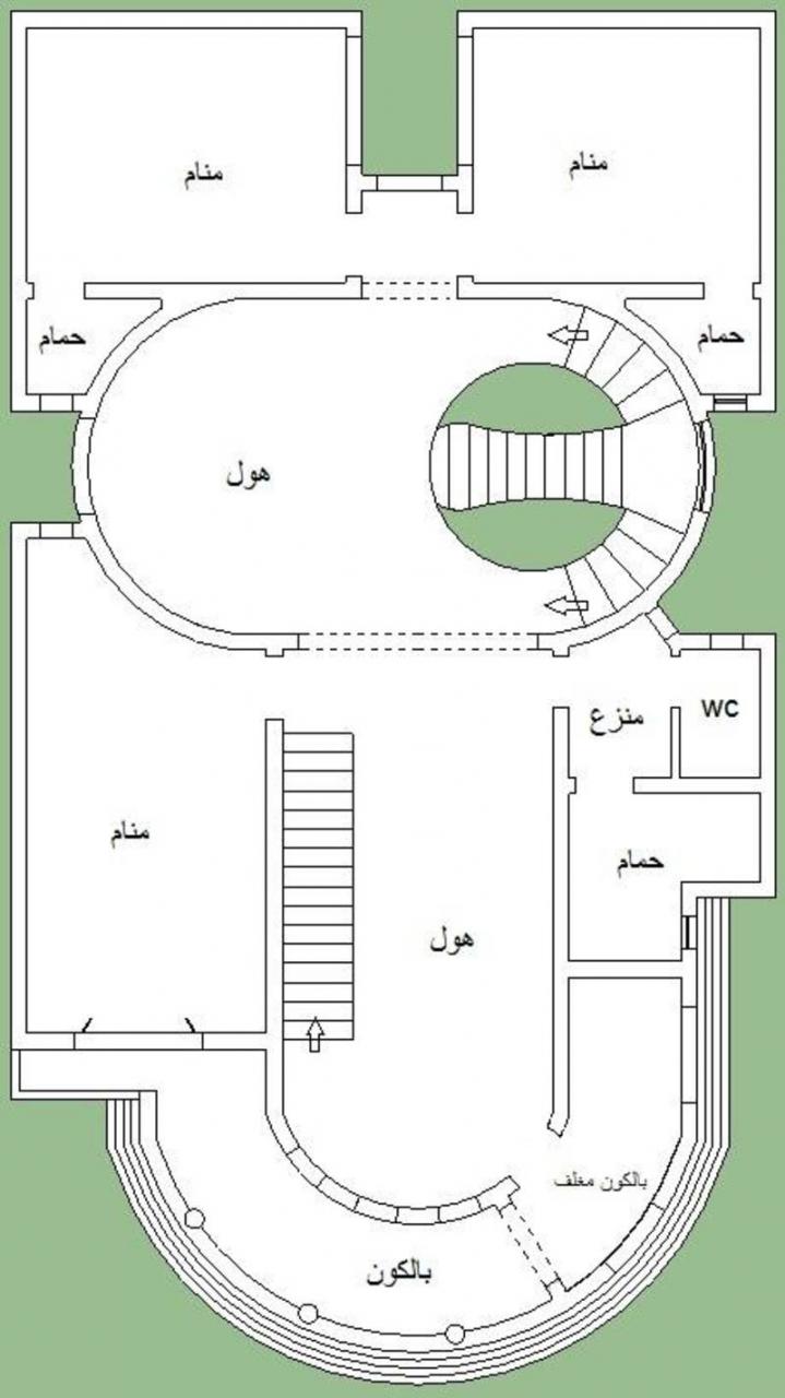 خريطة منزل صغير - تصميم لمنزل 12069 1