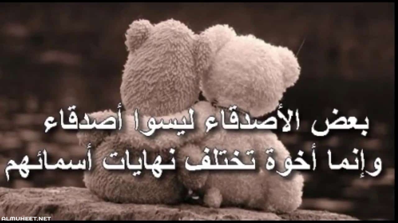 شعر عن صديق روووعة- شعر عن صديق 971 7