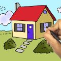 11536 3 كيفية رسم منزل شهد