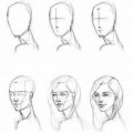 12250 9 خطوات رسم الوجه - للمبتدئين تعلم كيف ترسم الوجه بالخطوات ناديه إماراتية